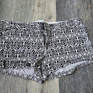 American Eagle Aztec Print Midi Short